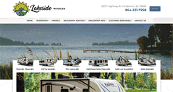 Desktop Screenshot of lakesidervsales.com