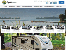 Tablet Screenshot of lakesidervsales.com